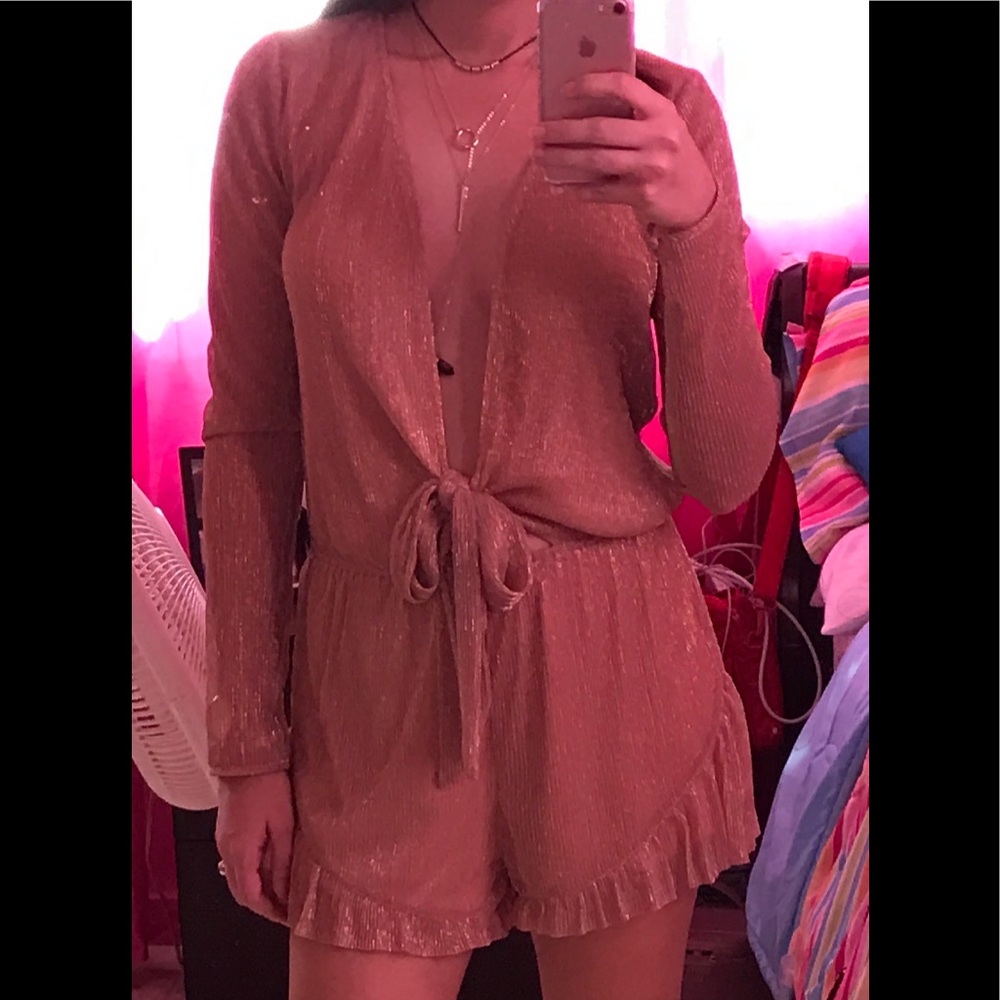 Gold (sequin) romper